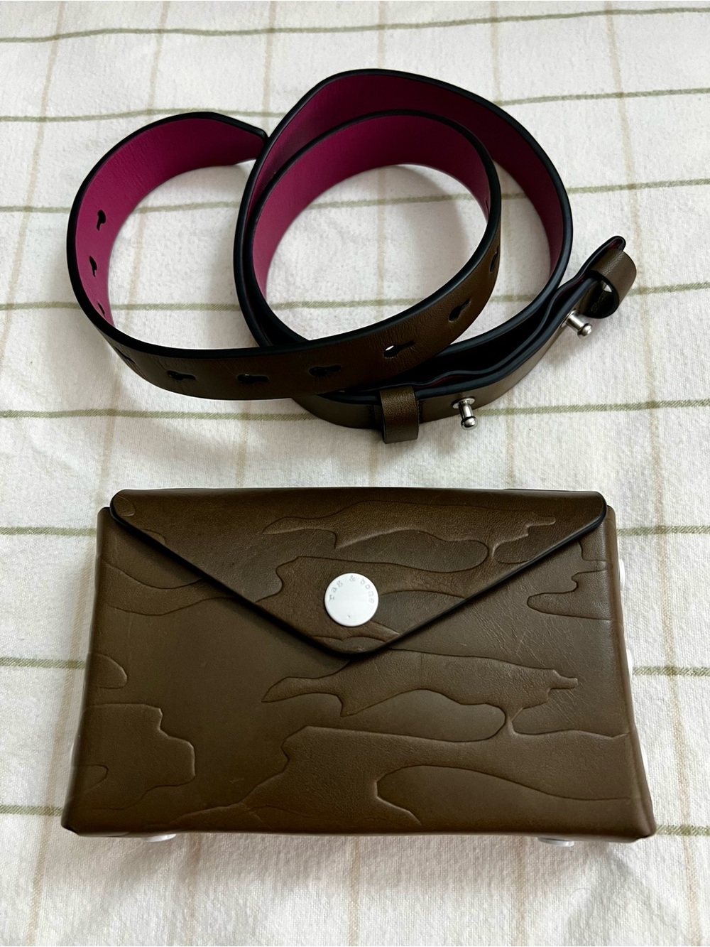 rag & bone atlas Leather Belt Bag crossbody Fanny pack purse